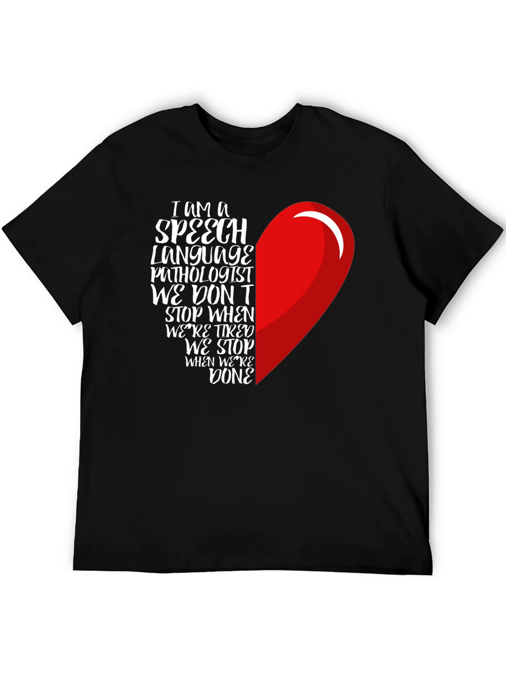 Speech Language Pathologist Heart T-Shirt