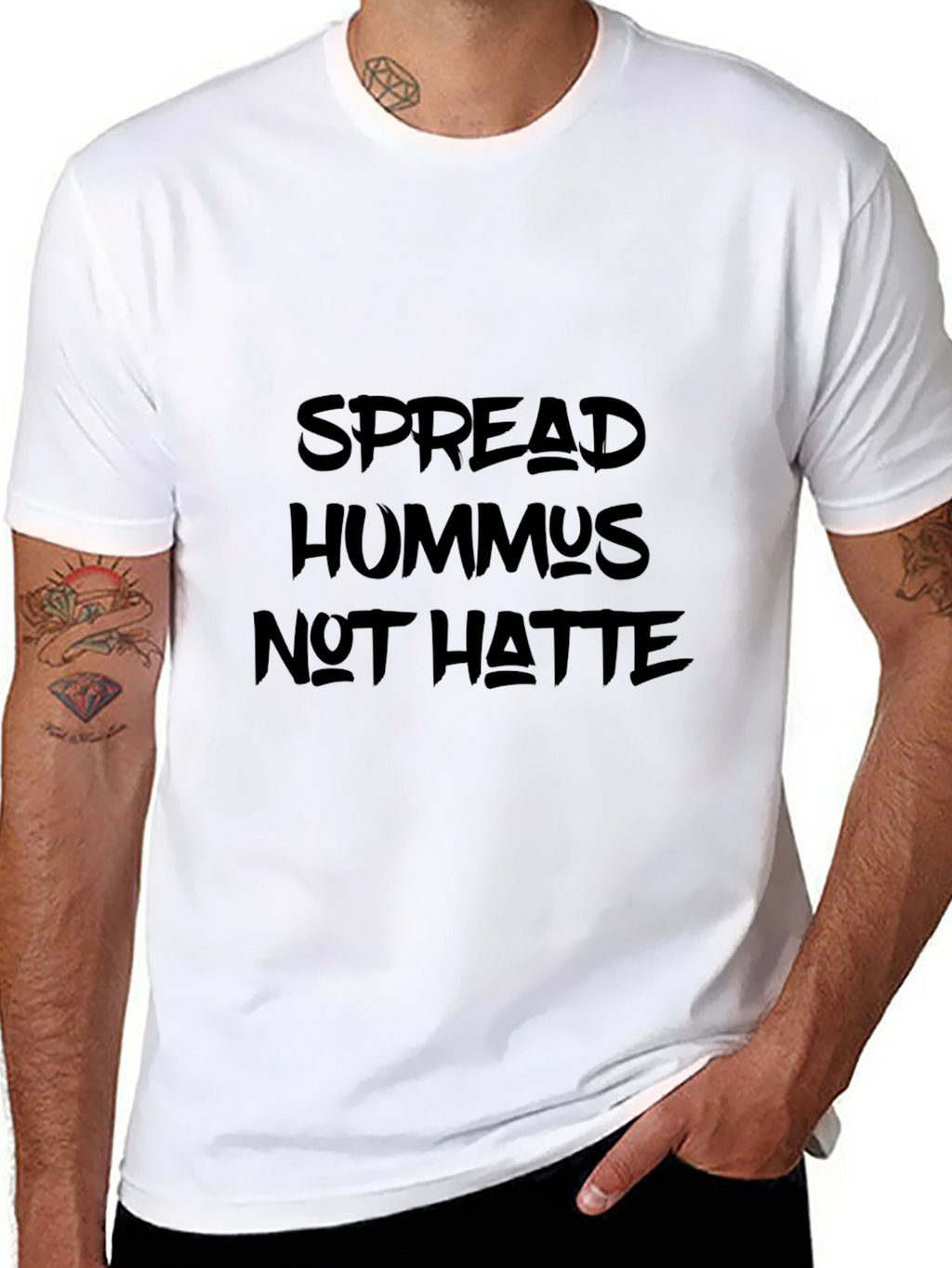 Spread Hummus Not Hatte T-Shirt