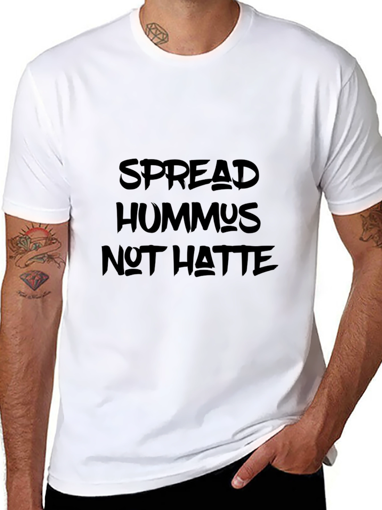 Spread Hummus Not Hatte T-Shirt