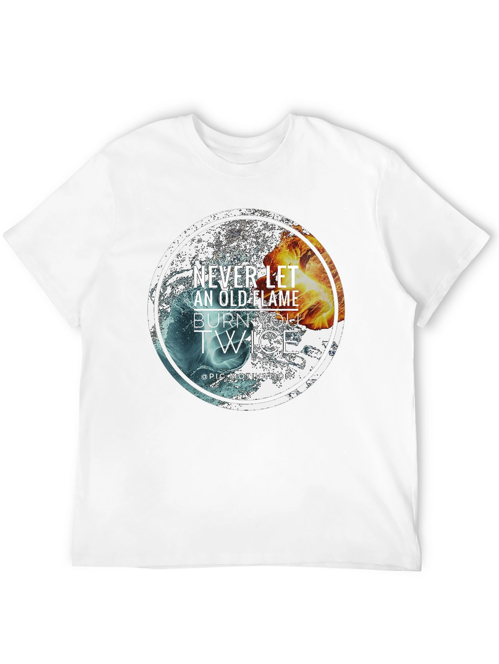 Flame Burn Twice Graphic T-Shirt