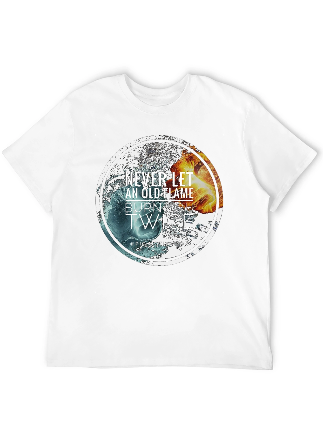 Flame Burn Twice Graphic T-Shirt