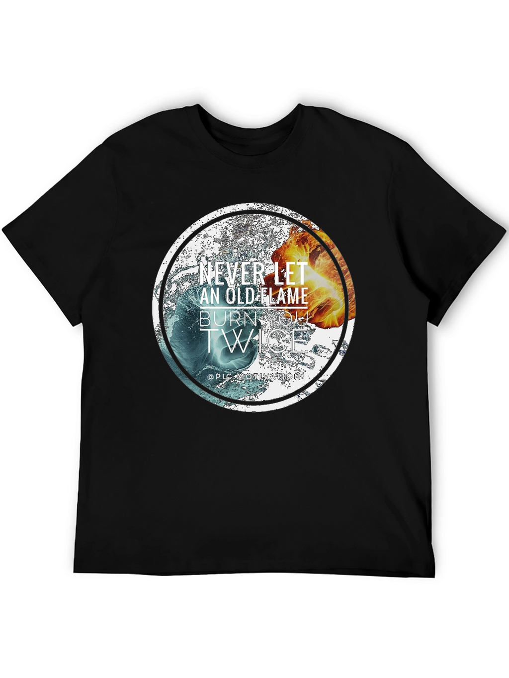Flame Burn Twice Graphic T-Shirt