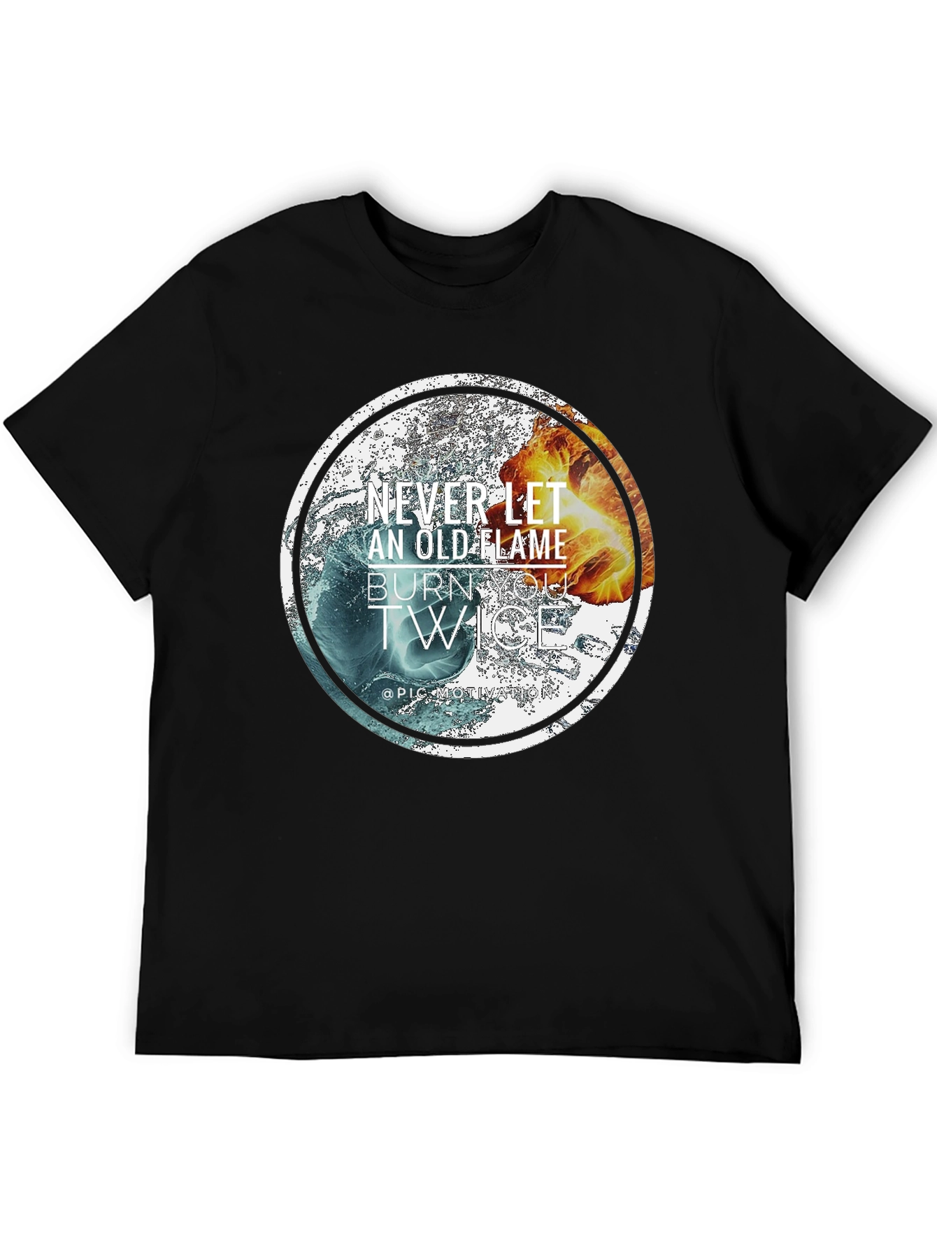 Flame Burn Twice Graphic T-Shirt