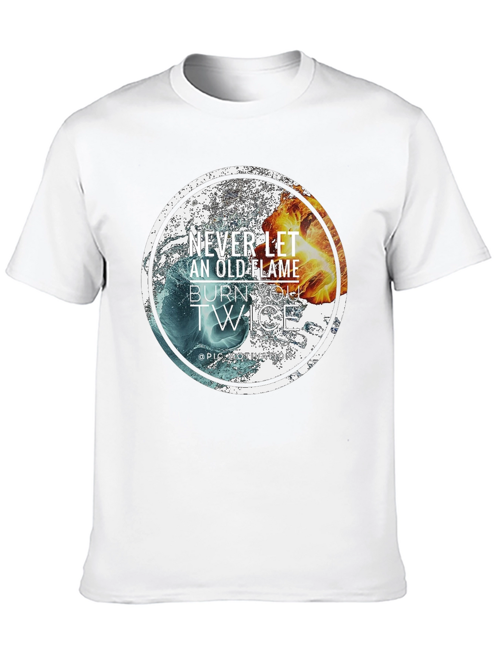 Flame Burn Twice Graphic T-Shirt