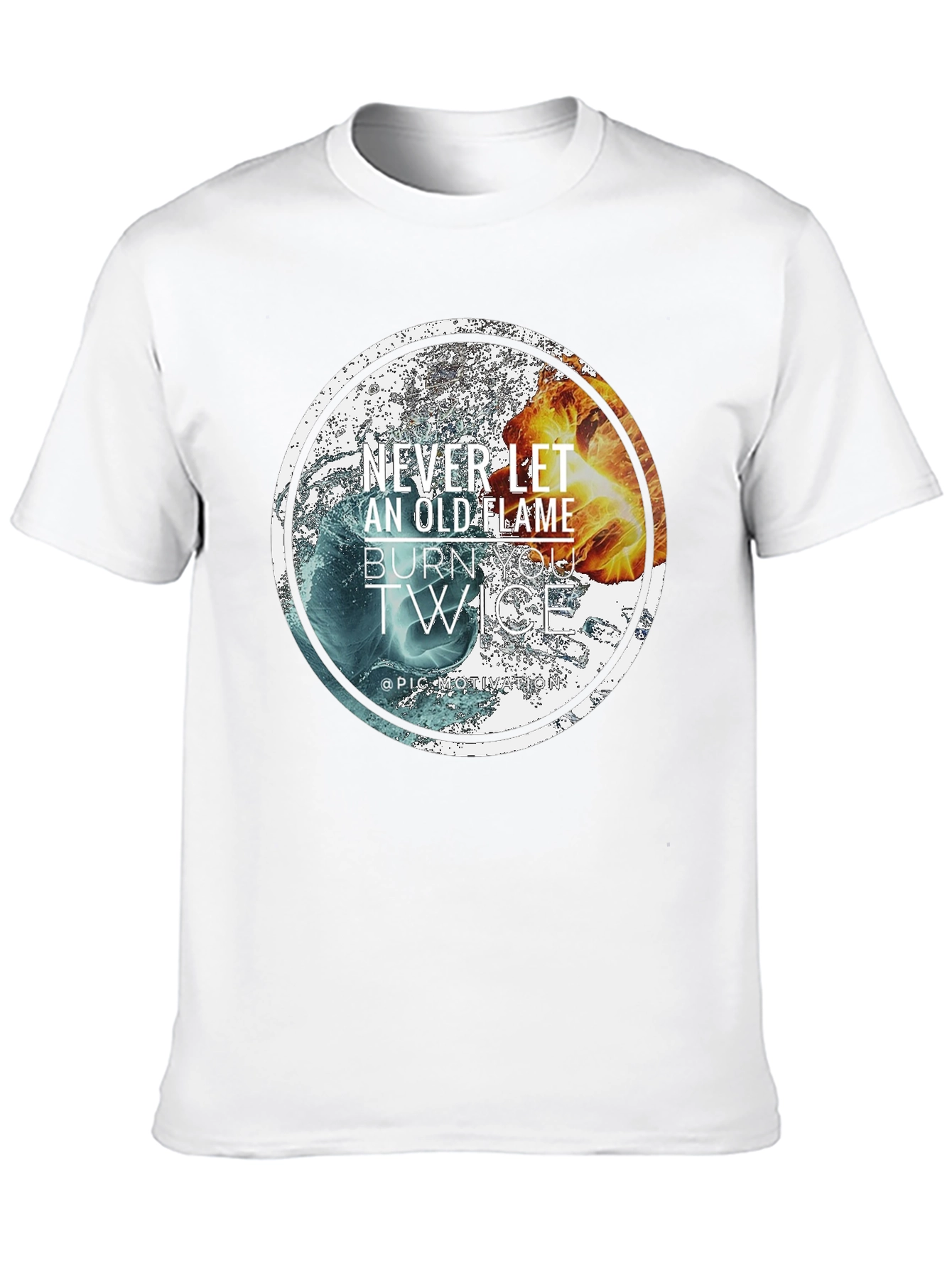 Flame Burn Twice Graphic T-Shirt