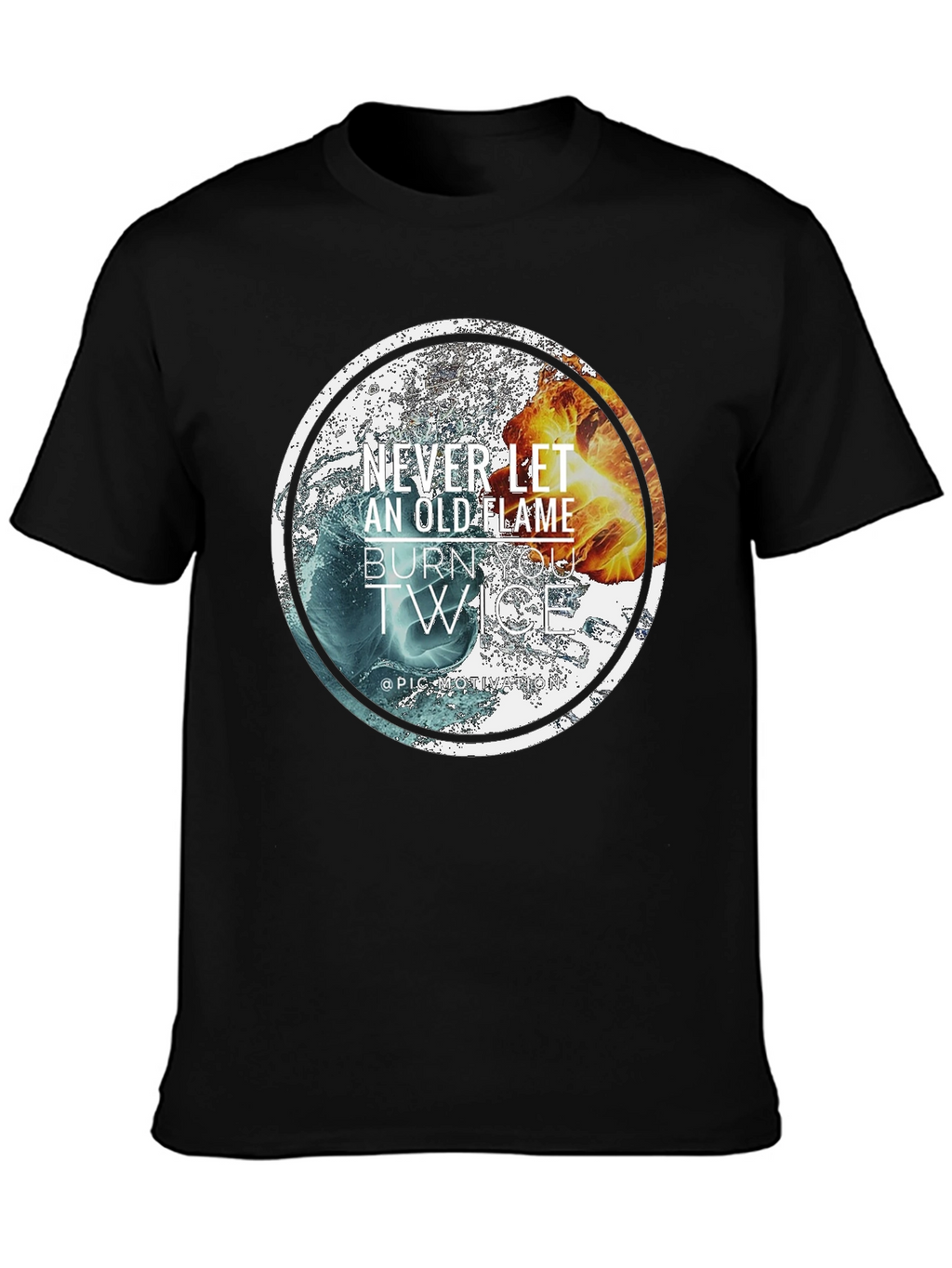 Flame Burn Twice Graphic T-Shirt