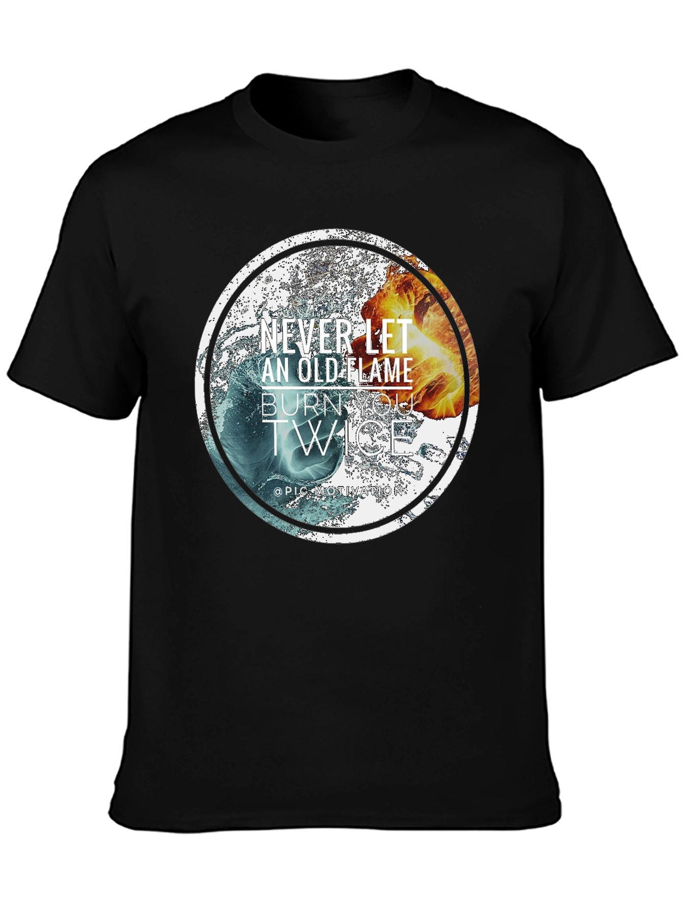 Flame Burn Twice Graphic T-Shirt