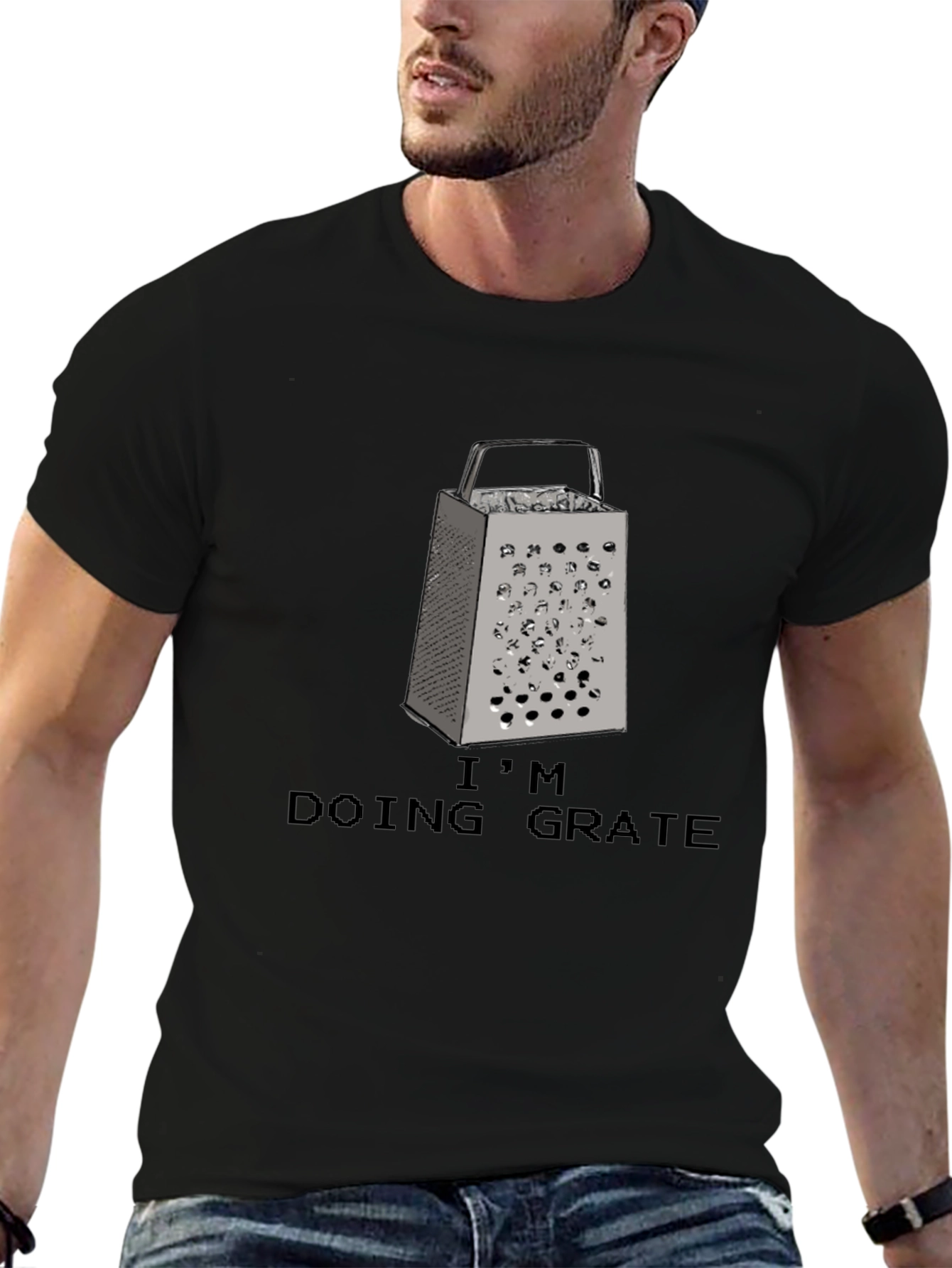 Im Doing Grate Funny Grater Pun T-Shirt