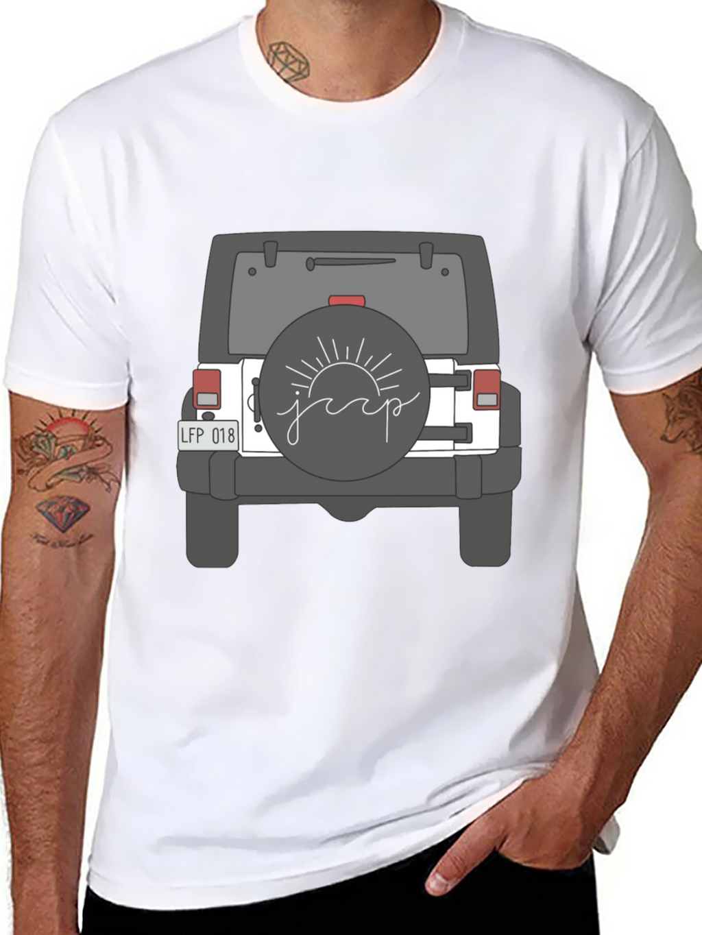 Jeep Graphic Tee - Sun and Adventure!