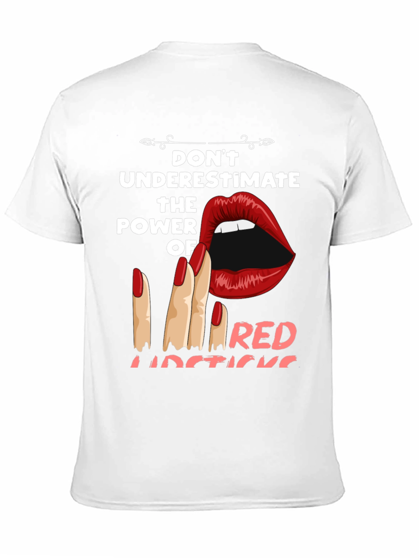 Red Lipstick Power T-Shirt - Bold Graphic Tee