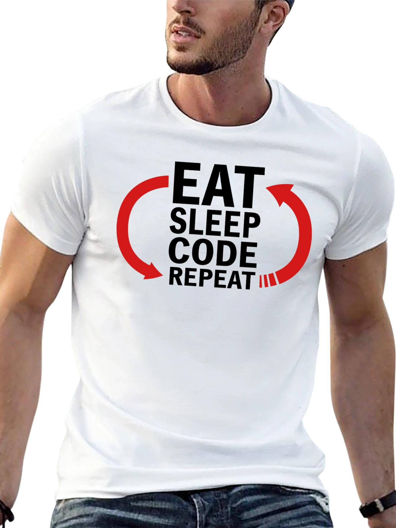 Eat Sleep Code Repeat Programmer T-Shirt