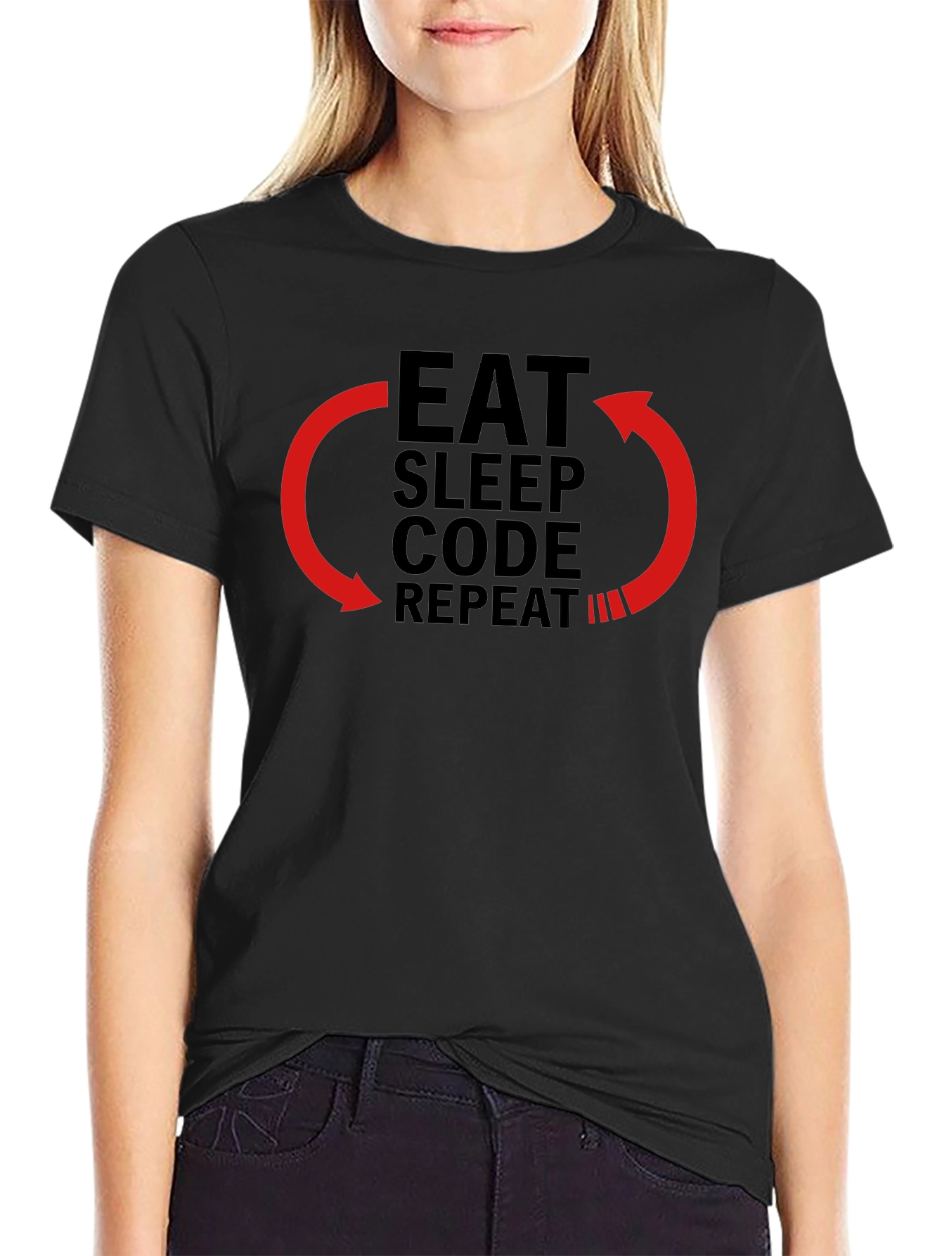 Eat Sleep Code Repeat Programmer T-Shirt