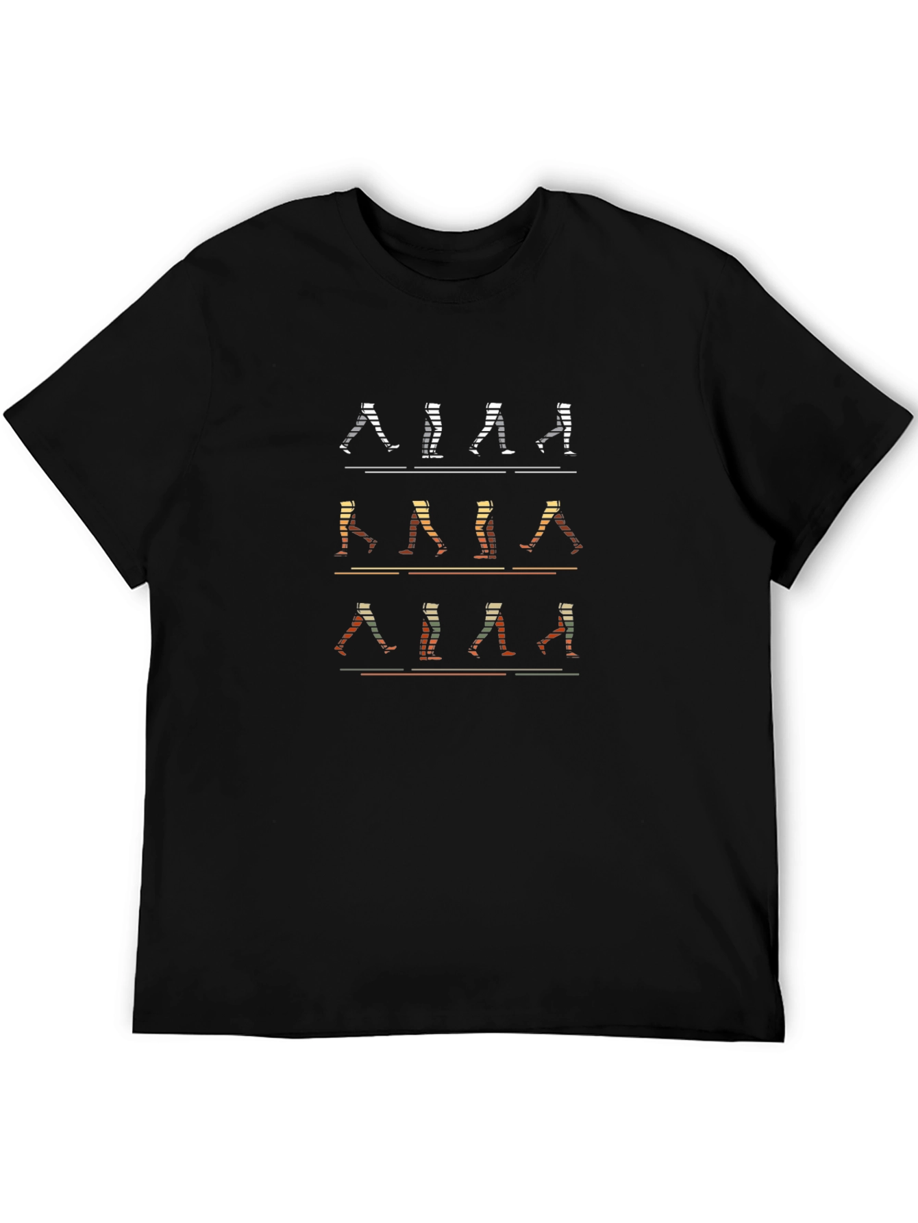 Retro Walking Steps T-Shirt