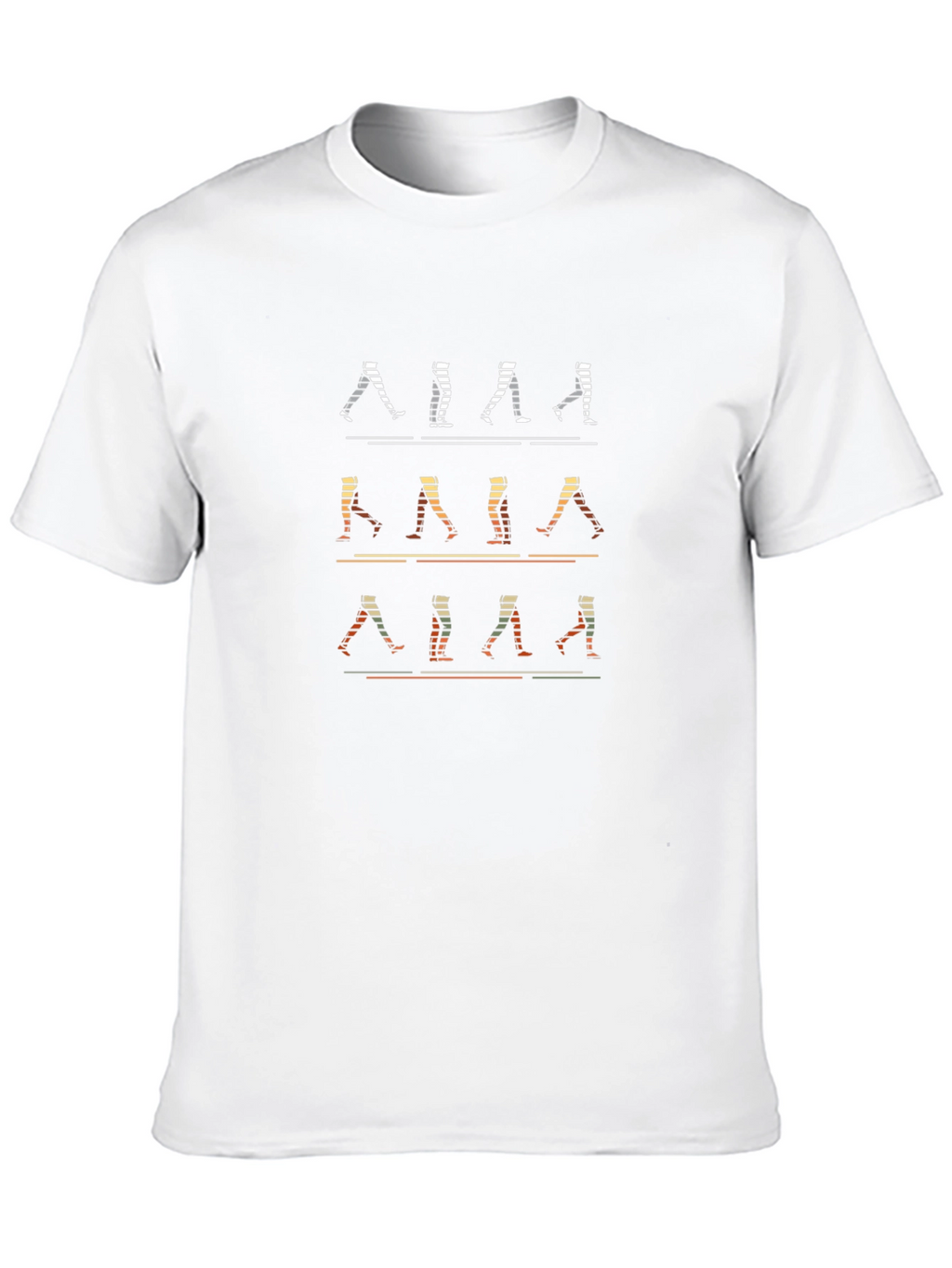 Retro Walking Steps T-Shirt
