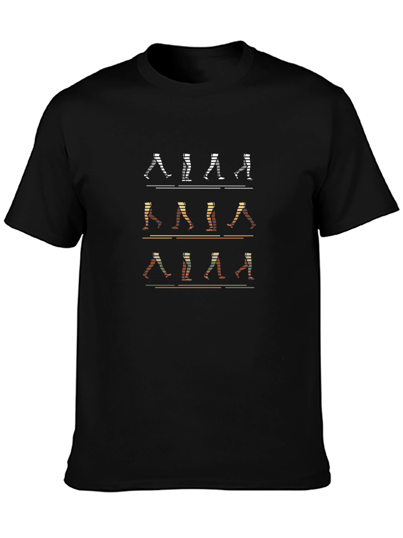 Retro Walking Steps T-Shirt