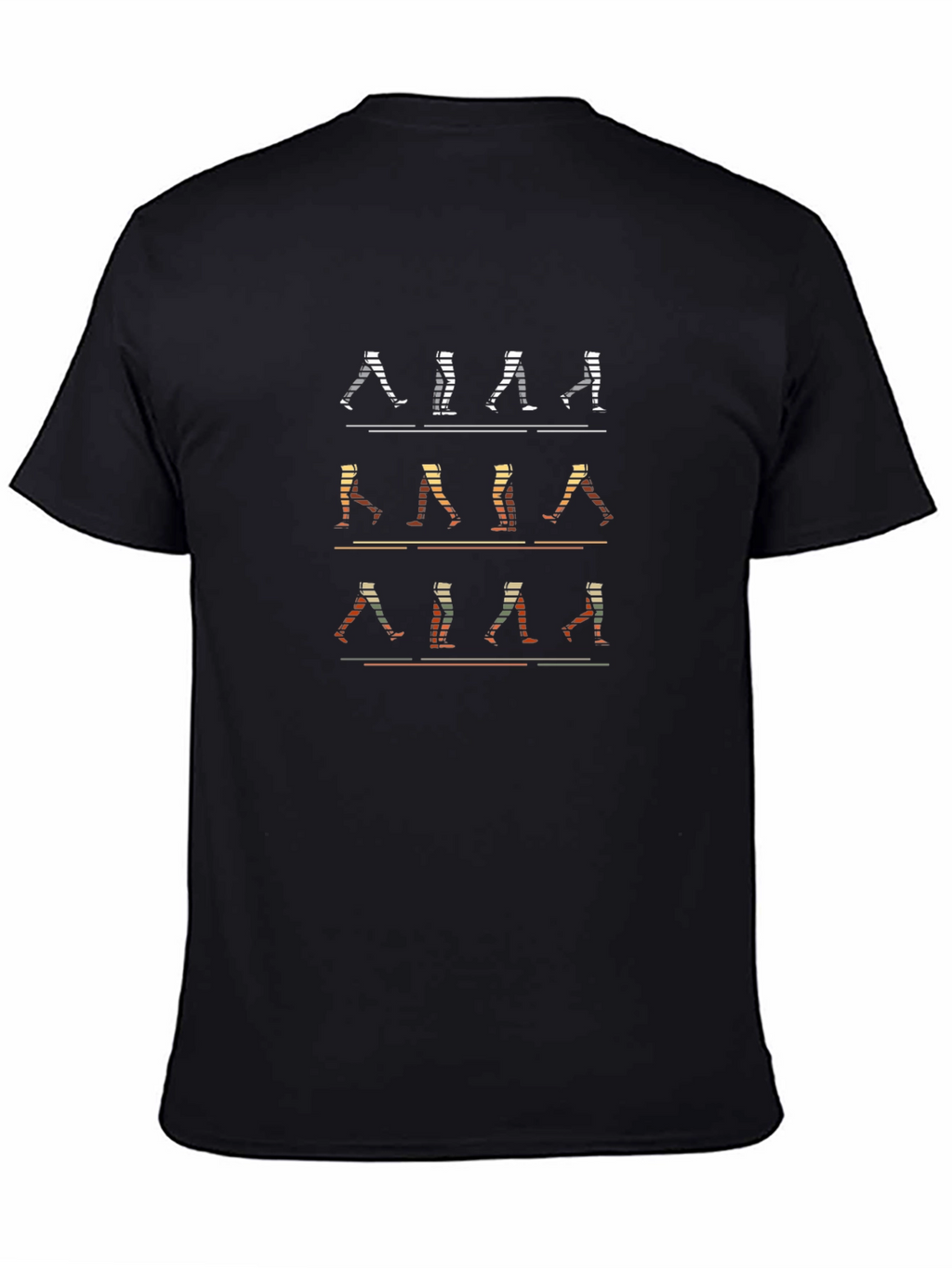 Retro Walking Steps T-Shirt