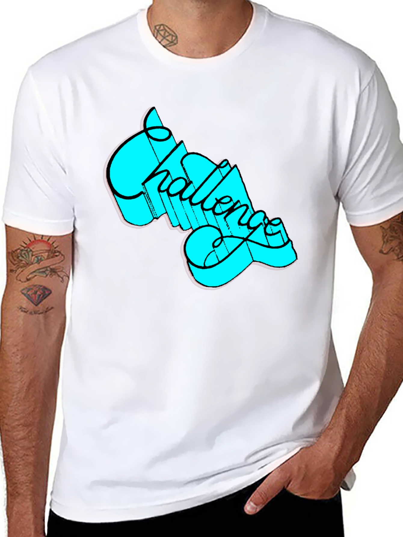 Challenge Graphic T-Shirt - Cool Design