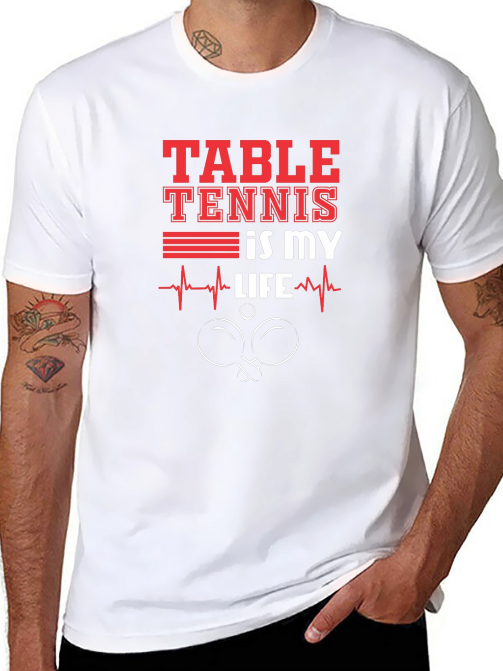 Table Tennis Is My Life Graphic Tee