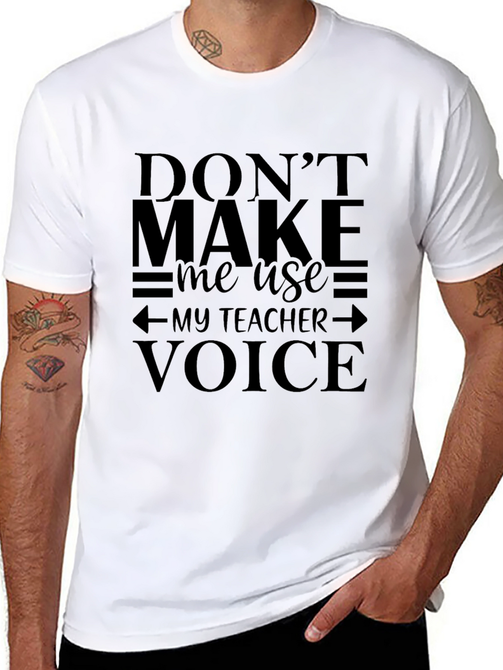 Teacher Voice Graphic T-Shirt - Funny Teacher Shirt
