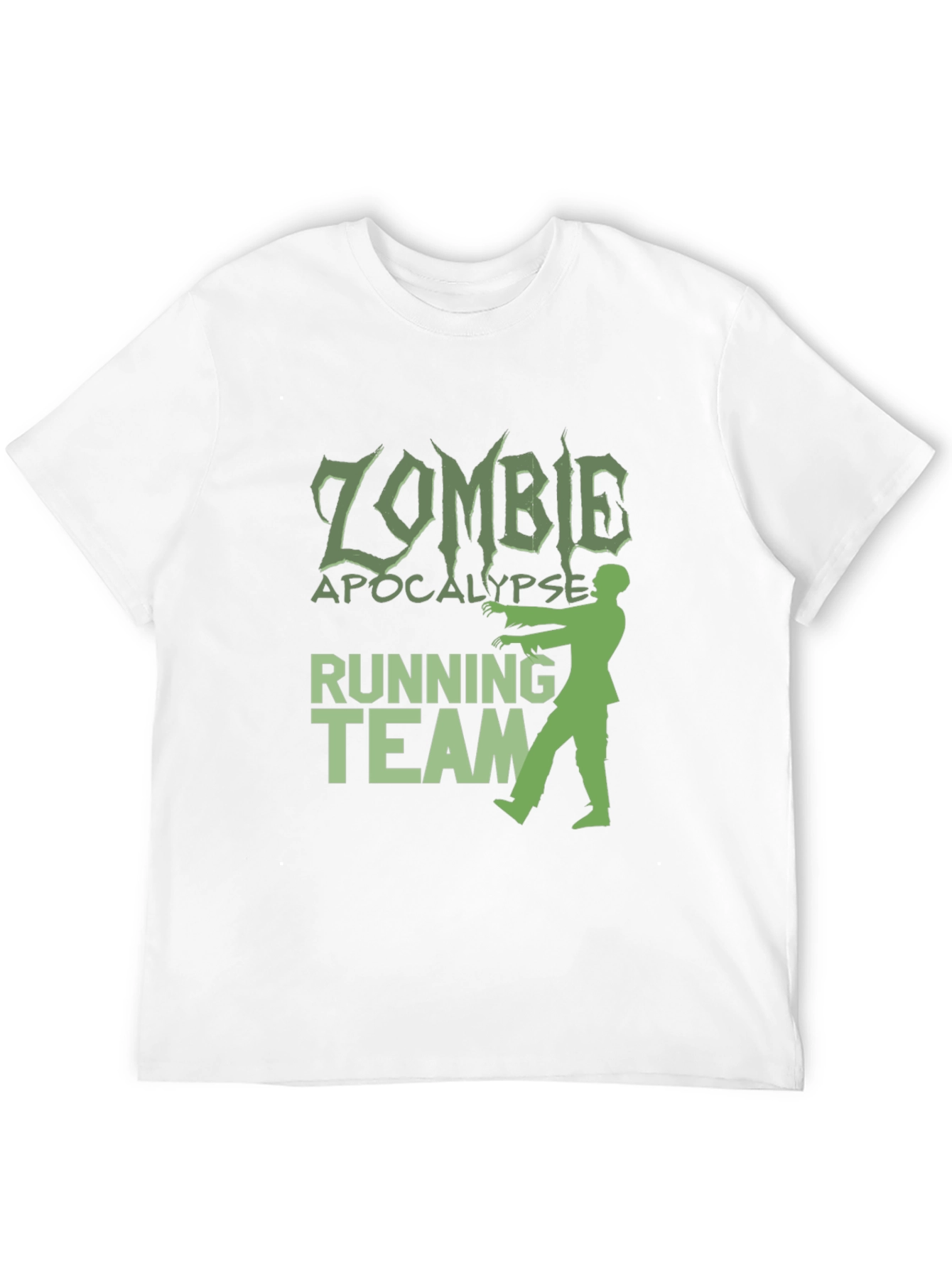 Zombie Apocalypse Running Team Graphic T-Shirt