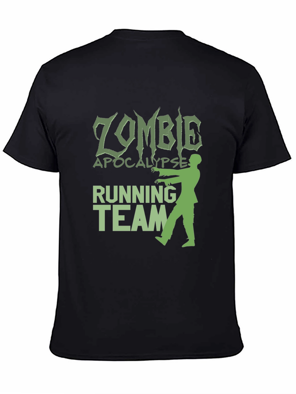 Zombie Apocalypse Running Team Graphic T-Shirt