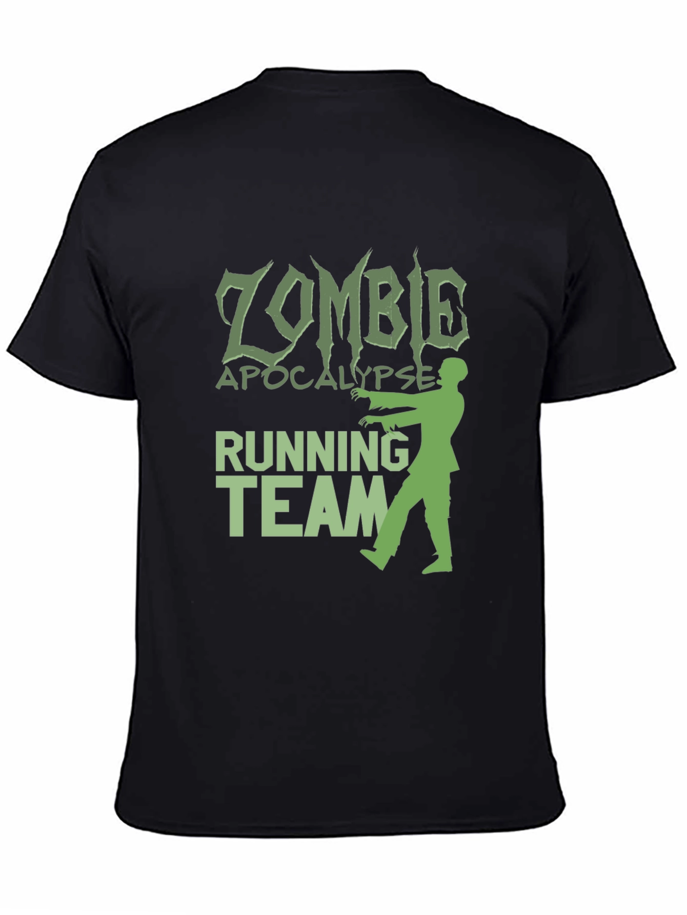 Zombie Apocalypse Running Team Graphic T-Shirt