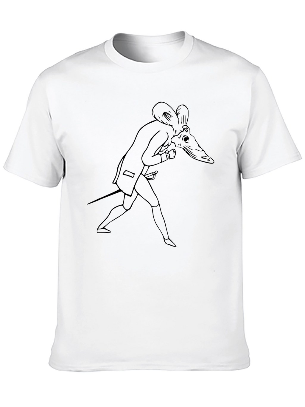Mouse Duelist Graphic Tee - Black