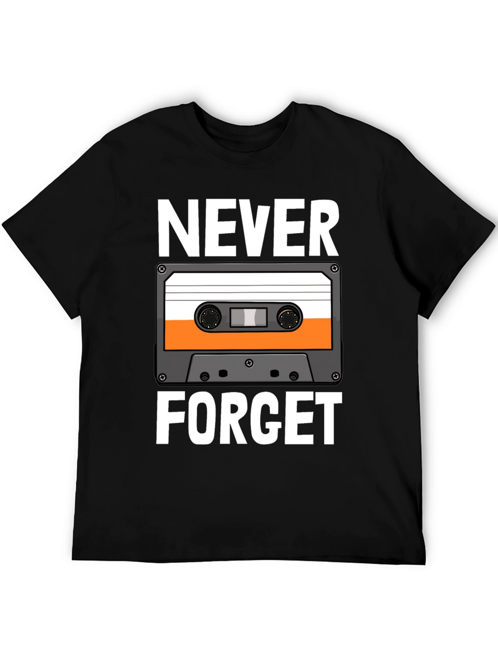 Never Forget Cassette Tape Graphic Tee