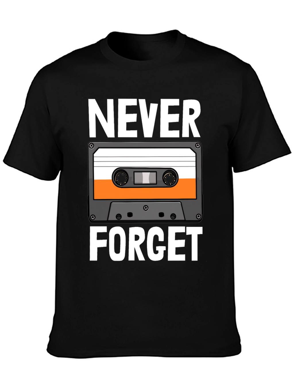 Never Forget Cassette Tape Graphic Tee