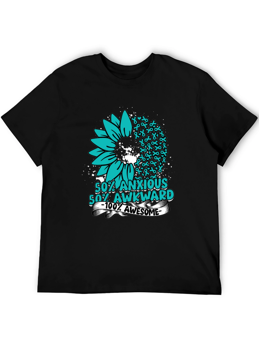 Anxious Awkward Awesome Graphic Tee