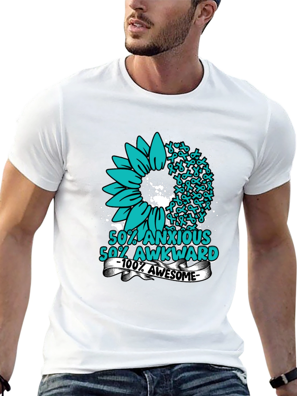 Anxious Awkward Awesome Graphic Tee