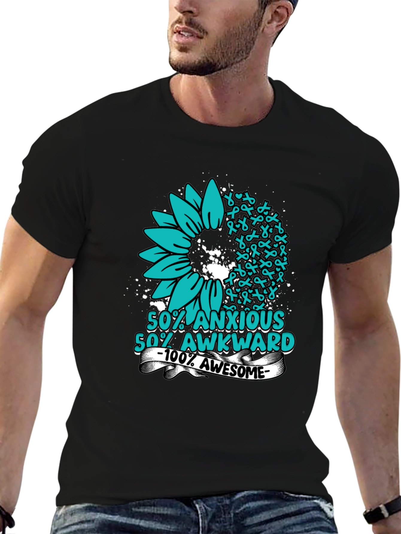 Anxious Awkward Awesome Graphic Tee