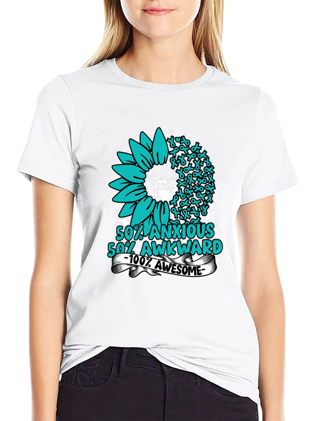 Anxious Awkward Awesome Graphic Tee