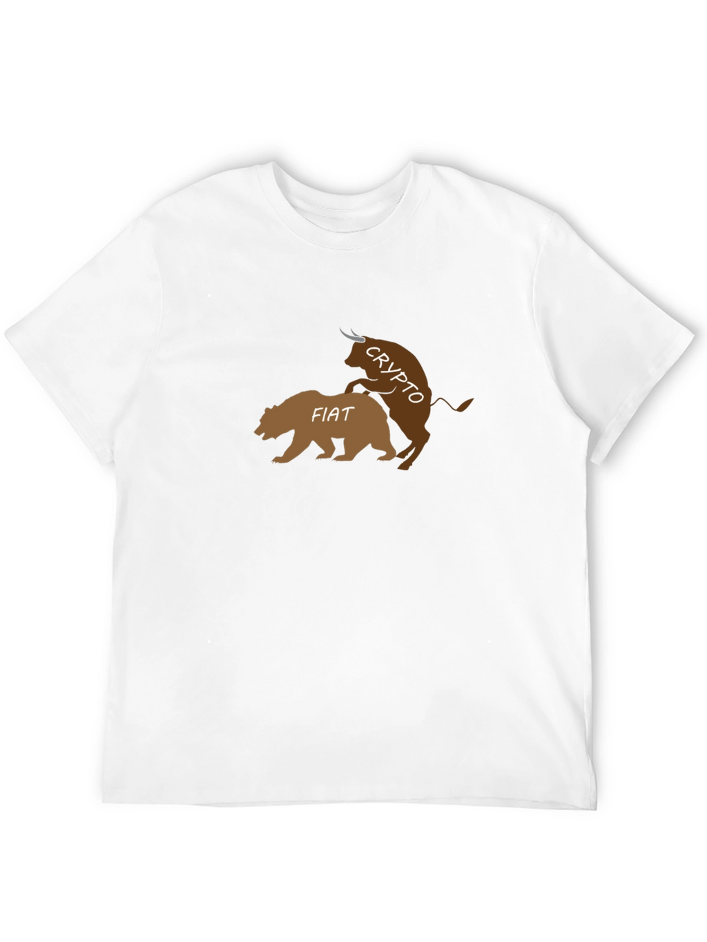 Crypto Bull Fiat Bear Black T-Shirt