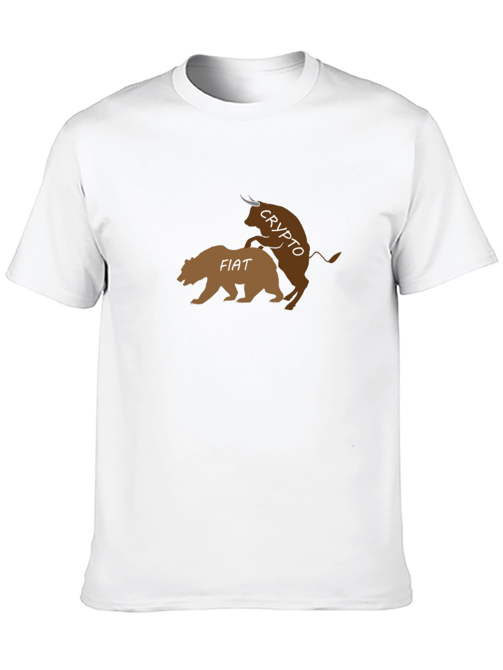 Crypto Bull Fiat Bear Black T-Shirt