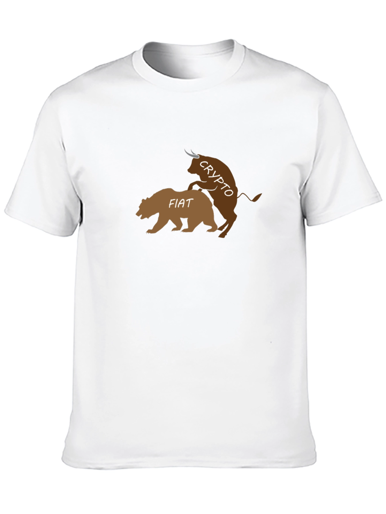 Crypto Bull Fiat Bear Black T-Shirt