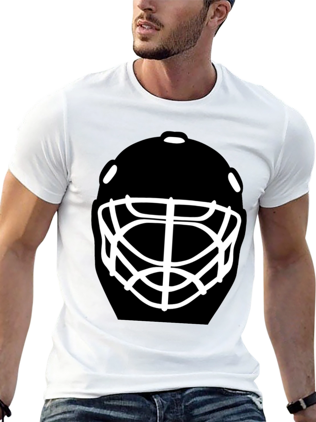 Hockey Goalie Mask Graphic Tee
