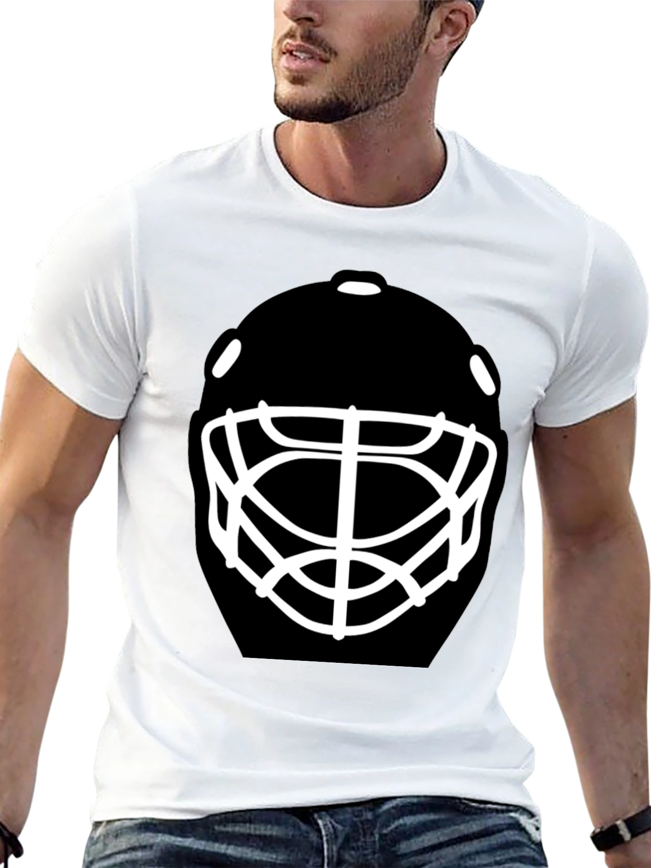 Hockey Goalie Mask Graphic Tee