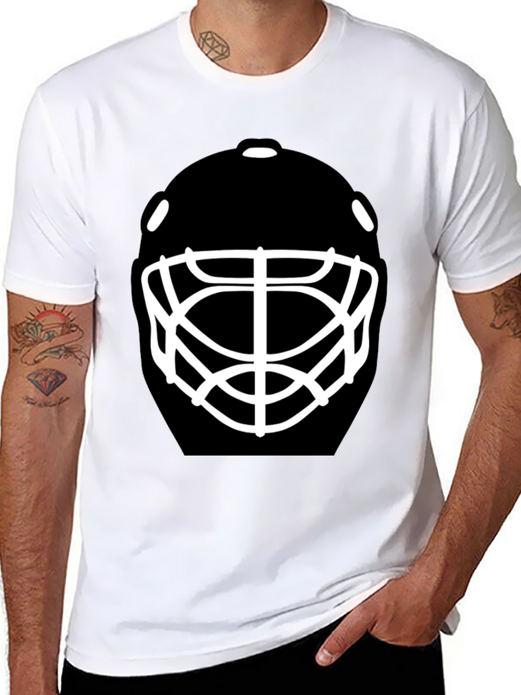 Hockey Goalie Mask Graphic Tee