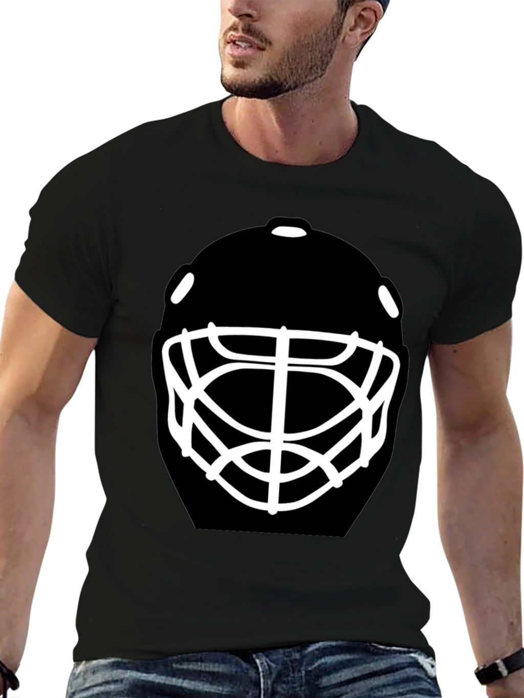 Hockey Goalie Mask Graphic Tee