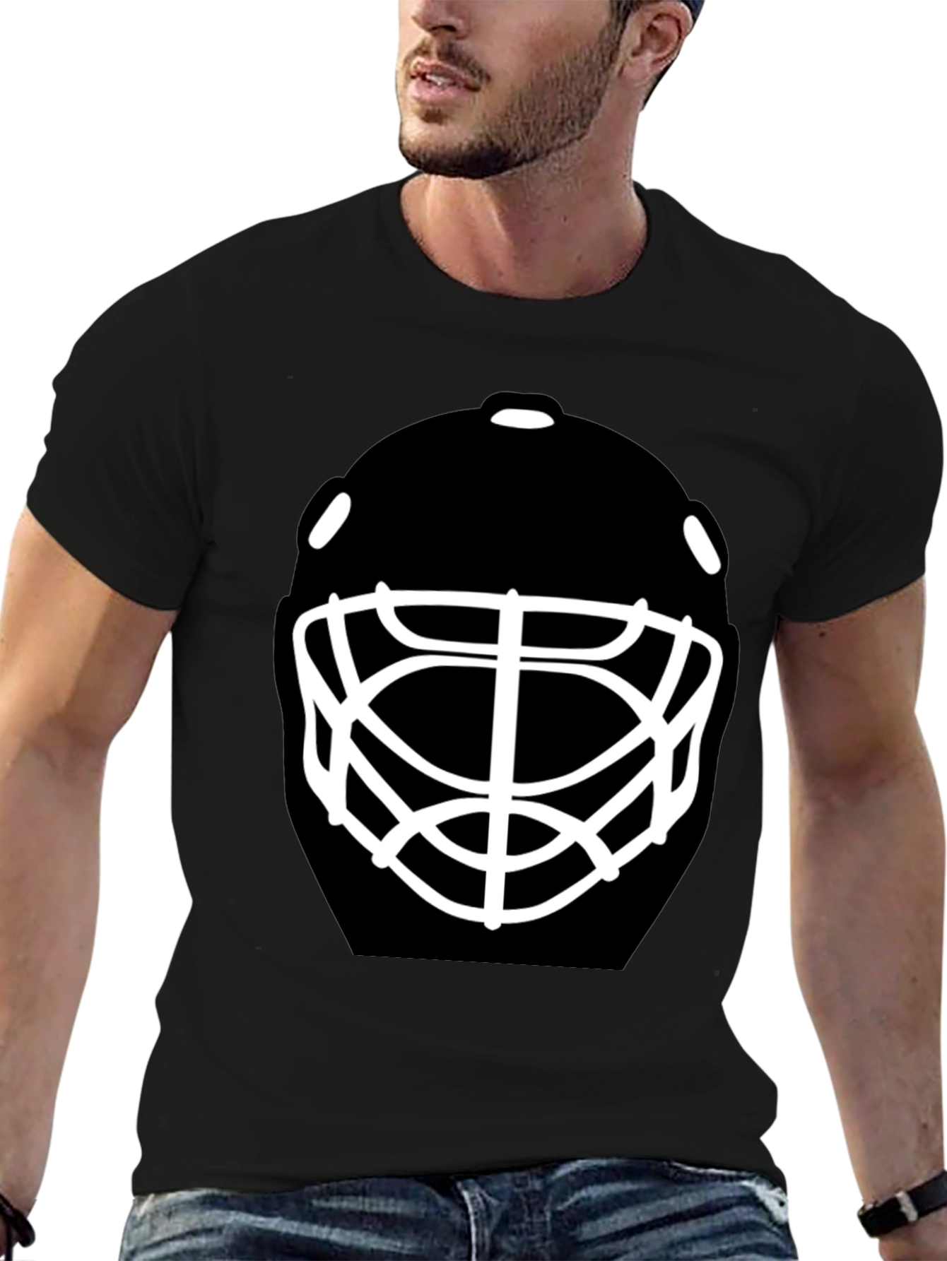 Hockey Goalie Mask Graphic Tee