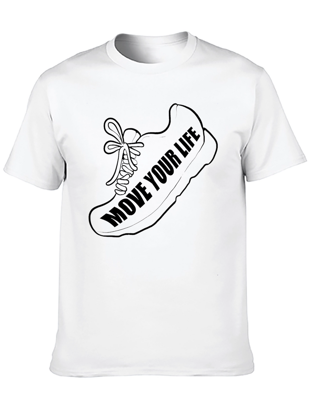 Move Your Life Graphic T-Shirt - Black