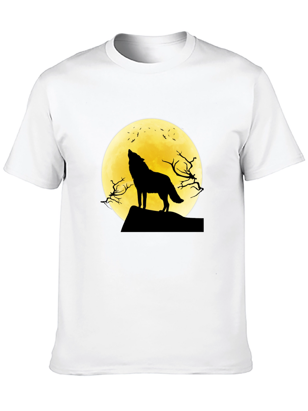 Wolf Moon Graphic Tee - Black T-Shirt