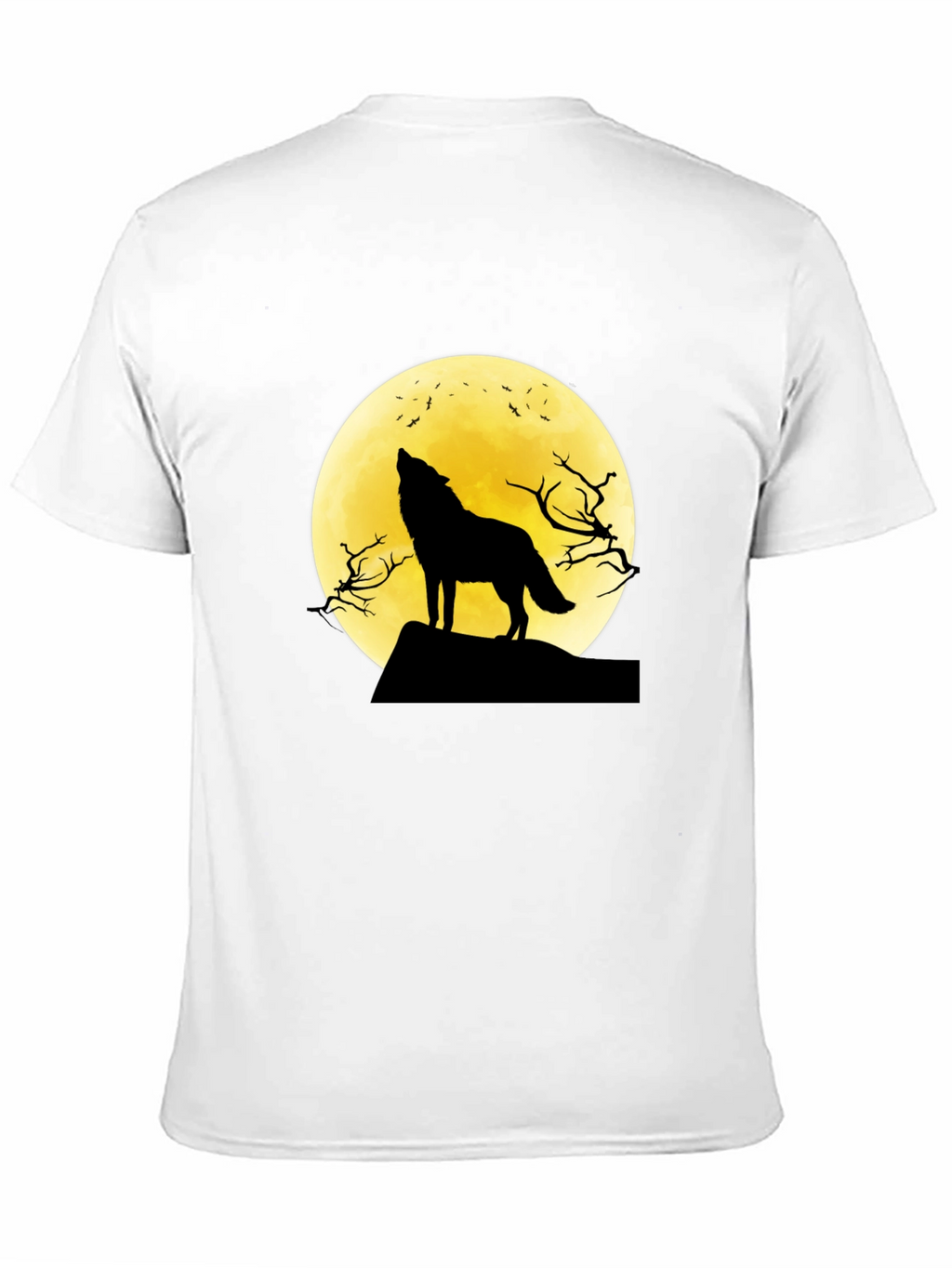 Wolf Moon Graphic Tee - Black T-Shirt