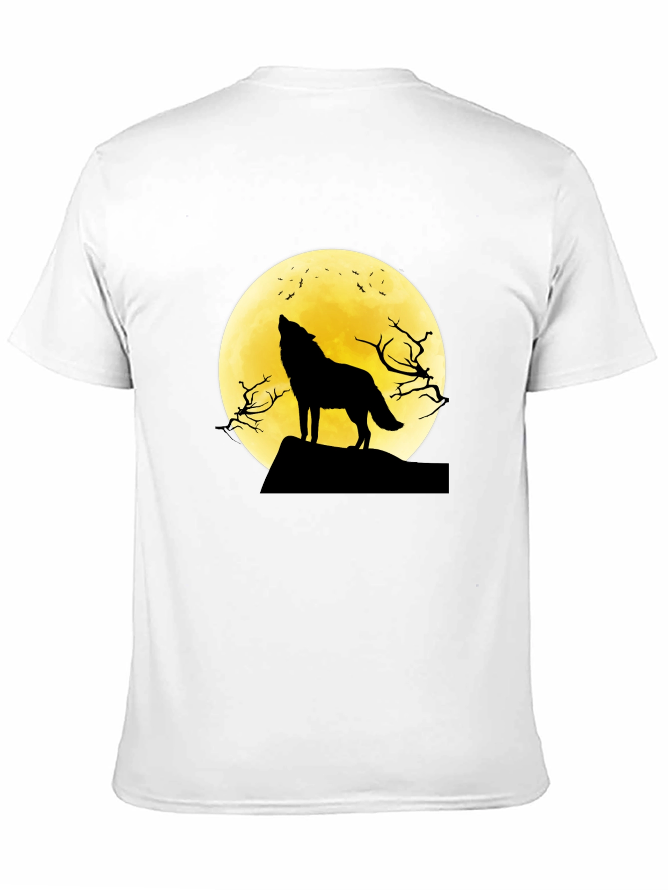 Wolf Moon Graphic Tee - Black T-Shirt