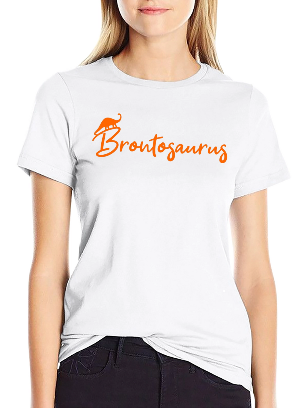 Brontosaurus Graphic T-Shirt - Classic Dino Tee