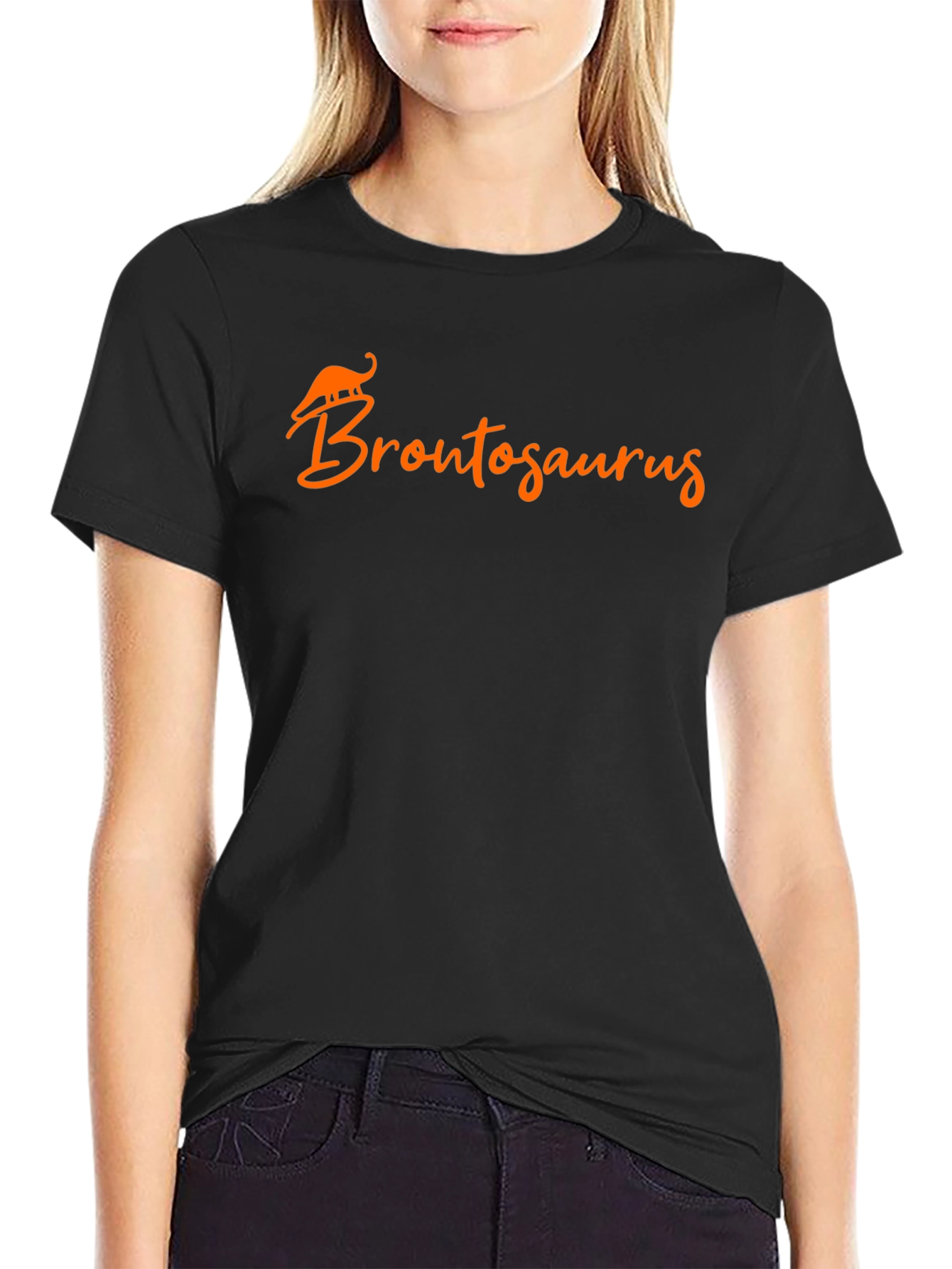 Brontosaurus Graphic T-Shirt - Classic Dino Tee
