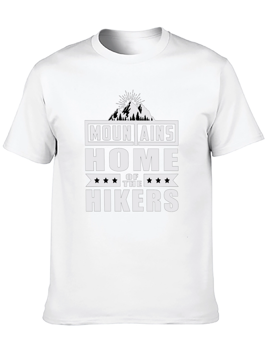 Mountains Home of the Hikers Graphic Tee