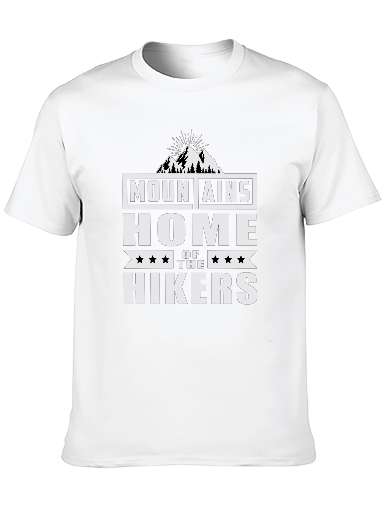 Mountains Home of the Hikers Graphic Tee