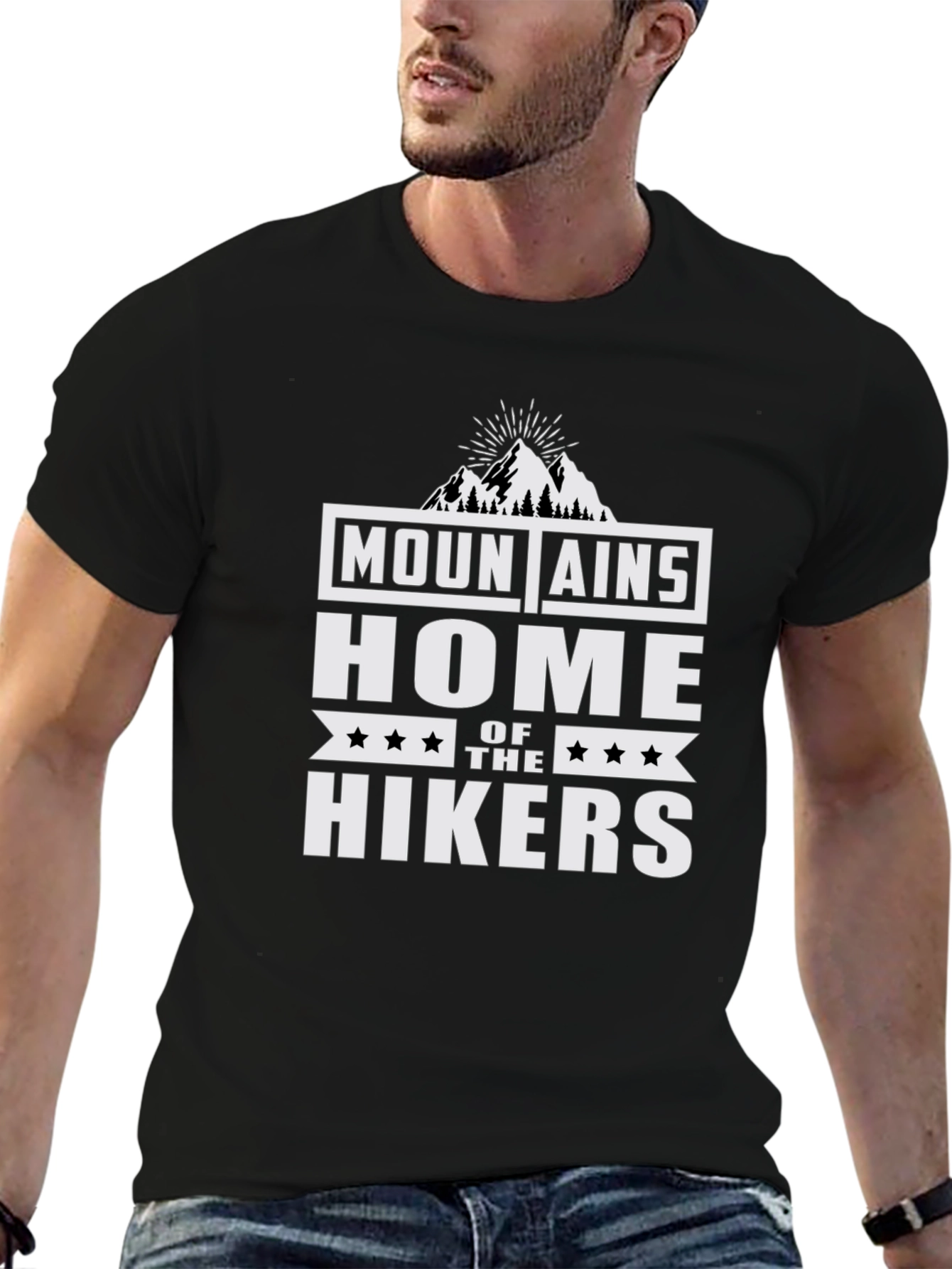 Mountains Home of the Hikers Graphic Tee